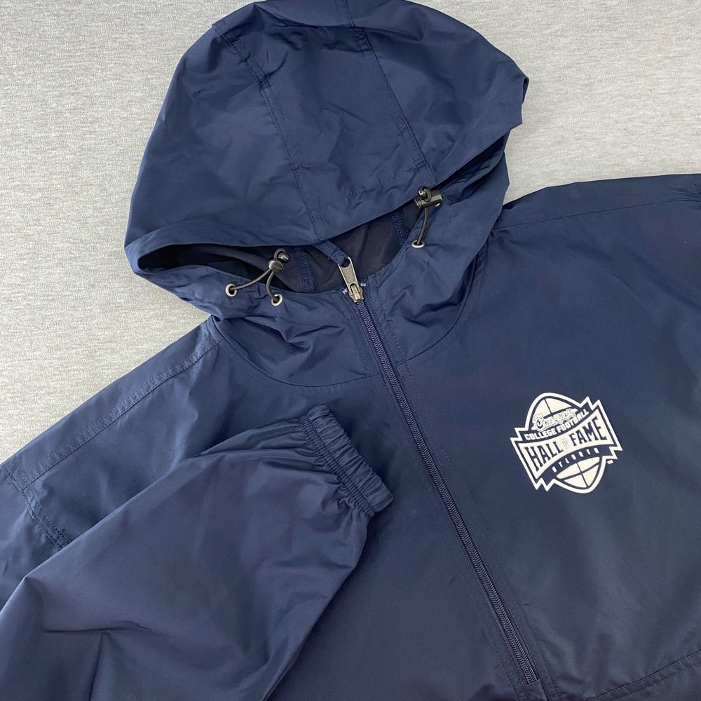 Champion‎ Chik-Fil-A College Football Hall of Fame Navy Windbreaker Jacket M
